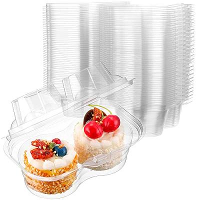 Reusable Cupcake Storage Containers Holder, Baking Cupcake Boxes ,Food  Transporter Container ,Cupcake Carrier Storage for Cake Muffins Baking 2  Tiers