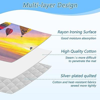 Ironing Mat for Table Top, Ironing Blanket, Portable Ironing Pad for  Washer, Dryer, Pad for Travel, Non Slip Dots Backing, Iron Board  Alternative