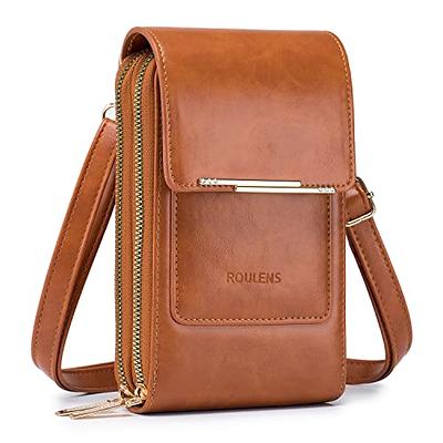 Roulens Small Cell Phone Shoulder Bag Ladies, Cell Phone Bag with