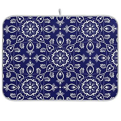 HUISEFOR Dish Drying Mat For Kitchen Counter, Aztec Design Ultra Absorbent  Microfiber Draining Mat Countertop Sink Protector Kitchen Decorations, 23.5  In x 17.5 Inch - Yahoo Shopping