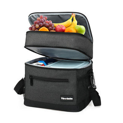 Robust Insulated Lunch Bags, Leak-Proof Cooler Bag for Adults, and Kids,  Light-Weight Portable Lunch Bag for Office work, Outdoor, Picnic, School