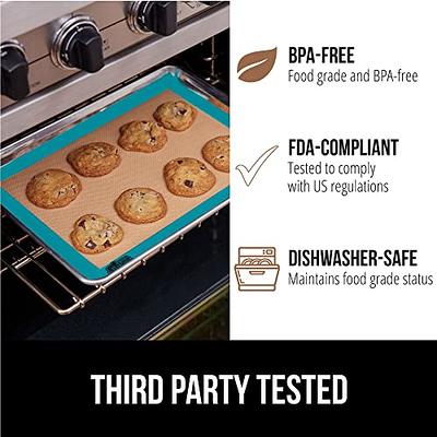 3 Large Silicone Baking Mat Sheet Set Oven Tray Liners Non-stick Heat  Resistant, Roll Mat Professional Grade Liner, Bake Pan Cookie Sheets 