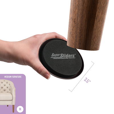 Kayzn Furniture Sliders for Carpet,8 Pack 3 1/2 Reusable