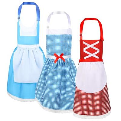  Boyiee 3 Pieces Halloween Princess Apron for Girls Aged 10-16  Years Old Kid Toddler Aprons Princess Art Smock Adjustable Cute Apron for  Artist Painting Cooking Baking Gardening Kitchen Supplies : Toys