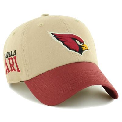 Men's '47 Khaki/Cardinal Arizona Cardinals Ashford Clean Up Adjustable Hat  - Yahoo Shopping