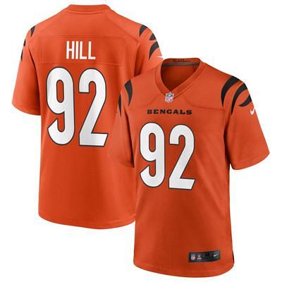 BJ HILL SIGNED CUSTOM BENGALS JERSEY 