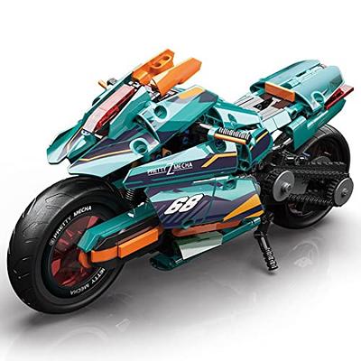 Technic Motorcycle Vehicle Model Building Blocks Set, DIY Assembly MOC  Construction Toy Vehicle, Compatible with Lego Technic- 669PCS/Static  Version/Sea-Green - Yahoo Shopping