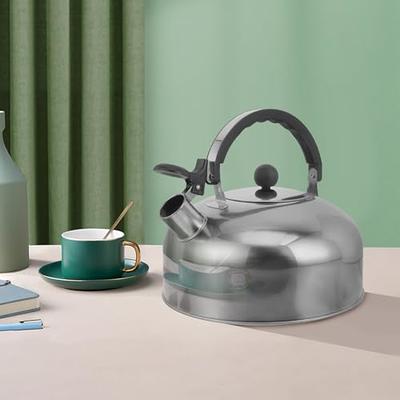 GANAZONO Whistling Tea Kettle Stainless Steel Stovetop Teapot 4L