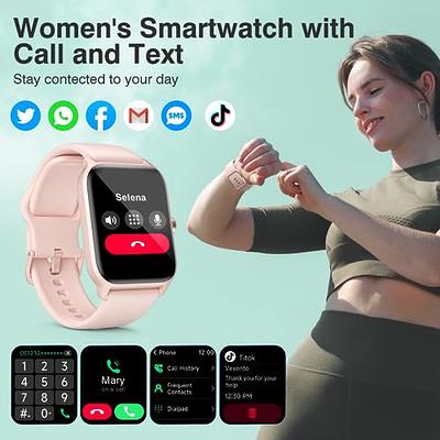 CODMETQL 2023 Smart Watch with Text and Bluetooth Call Receive/Dial Smart  Watch for Android iOS Phone Compatible IP67 Waterproof Fitness Activity  Tracker Watch Heart Rate Sleep Blood Pressure Monitor - Yahoo Shopping