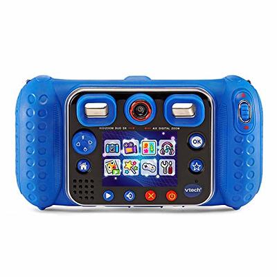 vtech kidizoom duo dx digital selfie camera with mp3 player, blue 