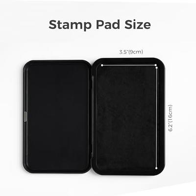 NEO MARK Large Magnetic Stamp Pad Kit(1oz Ink Included) - 3.50x 6.25,  Premium Felt Stamp Pad with Magnetic Lid for Office, Home(Black) - Yahoo  Shopping