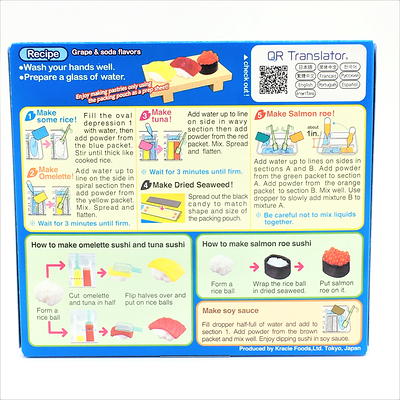 Kracie Popin' Cookin' Diy Japanese Candy Kit, Tanoshii Sushi Shop , 28.5g -  Yahoo Shopping