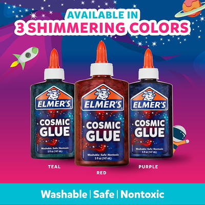 Elmer's Liquid Glitter Glue, Washable, Red, 6 Ounces, 1