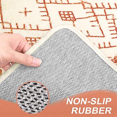Moniko Rug Pad Gripper,Non Slip Rug Pads for Hardwood Floors and tiles, Reusable&Washable Rug Tape for Area Rugs, Dual Sided Adhesive Carpet Tape