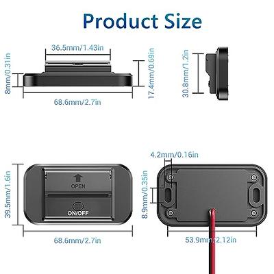  Motorcycle Power Adapter: Qidoe Waterproof Hella Din Plug to USB  Adapter with ON-Off Switch 30W USB C PD3.0 Din USB 18W QC3.0 Quick Charge  Aluminum Voltmeter Ducati Triumph BMW Motorcycle Accessories 