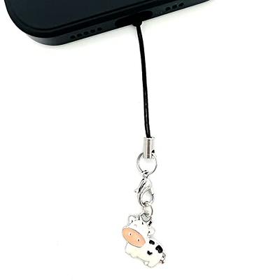  Sopopal 6 Pcs Cat Phone Charm Aesthetic Cell Phone Charm Kawaii  With Handmade Cute Hanging Pendants Decor : Cell Phones & Accessories