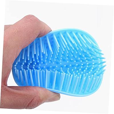 Hair Scalp Massager Shampoo Brush, Scalp Care Hair Wash Brush Silicone Comb  - Green