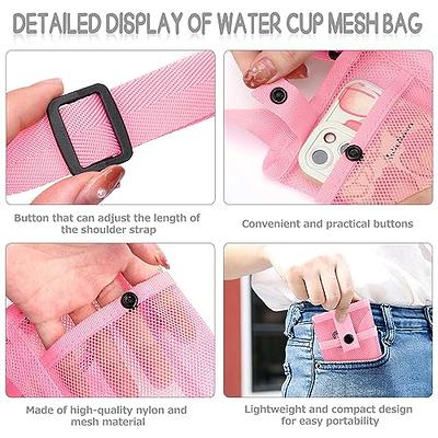 Water Bottle Holder Water Bottle Carrier with Adjustable Shoulder Strap  Beach Bottle Bag Water Bottle Sling Dog Water Bottle Sleeve for Sports Gym  Hiking Camping Walking 