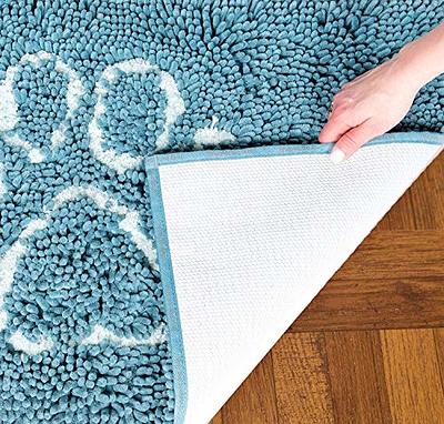 Dog Mat for Food and Water Non Slip Machine Washable Pet Rug for Sleeping  High Absorbent Pet Mat for Muddy and Paws