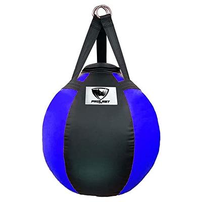 PROLAST Heavy Punching Bag 4 ft UNFILLED -Great for Boxing, MMA, Muay Thai  - Unfilled with Bottom D-Ring ( Black ) 