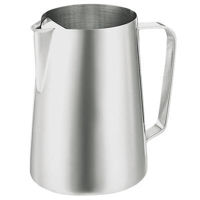 Acopa 64 oz. Stainless Steel Water Pitcher with Ice Guard