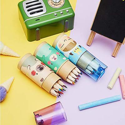 20 Packs Mini Colored Pencils with Sharpener in Tube Portable Drawing  Colored Pencils for Kids Art Cartoon Pencils for Kids Adults Writing  Sketching