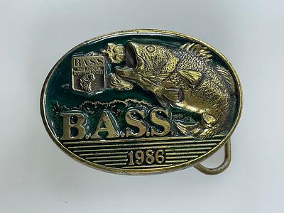 Bass Fishing Belt Buckle, Perch, Angler Gift Trophy Bass Fish