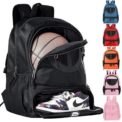 Wolt | Basketball Backpack Bag with Separate Ball Compartment and Shoes Pocket,Large Sports Equipment Bag for Basketball, Soccer, Rugby, Volleyball