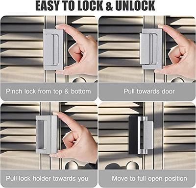 Lvyesea 3Pcs Door Reinforcement Lock, Door Locks for Kids Safety, Door  Safety Locks from Inside, Withstand 800lbs Force - Enhance Home Security,  Door Lock Security, Aluminum Construction (Silver) - Yahoo Shopping