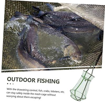 2 pcs Catch Release Fish Net Fishing Thicken Nylon Wire Net for Outdoor 