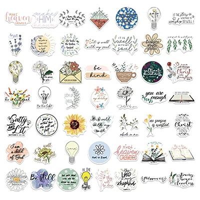 50Pcs Inspirational Phrases Stickers, Christian Stickers Religious Jesus  Motivational Stickers for Water Bottles, Easter Christmas Gifts for Men  Women Kids Teens B 1.2-2.4 - Yahoo Shopping