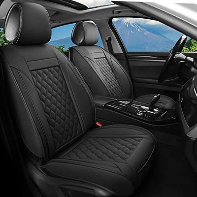 OASIS AUTO Car Seat Covers Premium Waterproof Faux Leather Cushion Universal  Accessories Fit SUV Truck Sedan Automotive Vehicle Auto Interior Protector  Front Pair(OS-010 Black&White) - Yahoo Shopping