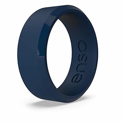 Zales Enso Rings Elements Collection - 6.6mm Platinum Silicone Band