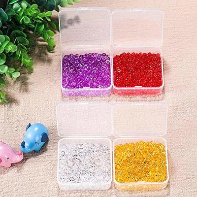 SATINIOR 24 Packs Small Clear Plastic Beads Storage Containers Box with  Hinged Lid for Storage of Small Items, Crafts, Jewelry, Hardware(2.9 x 2.9  x 1 Inches) - Yahoo Shopping