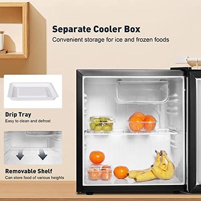 E-Macht 1.6 Cu.Ft. Mini Fridge with Freezer, Single Door Compact  Refrigerator/Freezer with Removable Shelf, Small Refrigerator for  Apartment, Office, Dorm - Yahoo Shopping