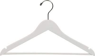 Hanger Central Recycled Black Heavy Duty Plastic Bottom Hangers