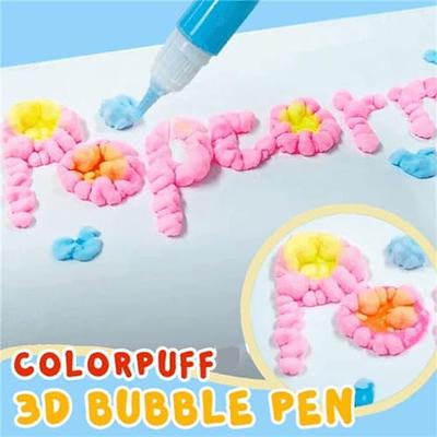 YiFudd Magic Puffy Pens - Popcorn Pens, DIY Bubble Popcorn Drawing Pens, Magic  Puffy Pens for Kids, Magic Popcorn Color Paint Pen, Puffy Bubble Pen Puffy  3D Art Safe Pen（3pc） 