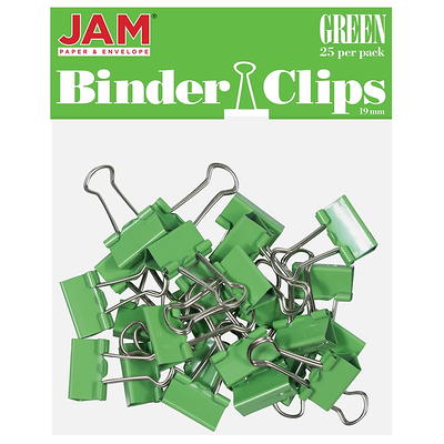 Small Binder Clips, 3/4 Inch (19mm) Binder Clips, 50 Pack Mini Binder Clips  (White)