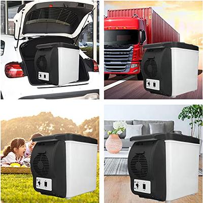 NDNCZDHC Car Refrigerator Portable 12 volt Refrigerator 6L/6.3QT Car Fridge  Freezer Travel Electric Cooler for Truck RV Vehicles Camping Fishing  Outdoor or Home Use, -15℃-65℃ - Yahoo Shopping