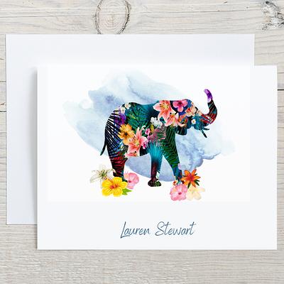 Personalized Stationery For Women, Name Notecards With Envelopes,  Stationary Card Set - Yahoo Shopping