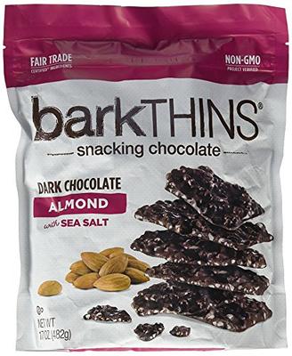 barkTHINS Snacking Dark Chocolate, Peanut with Sea Salt, 4.7 Ounce