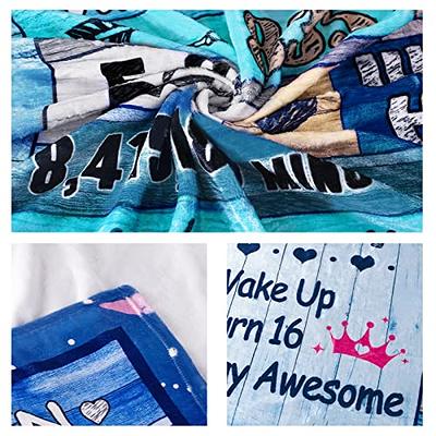 16th Birthday Gifts for Girls Boys Sweet 16 Gifts for Girls Blanket 16  Birthday Gift Ideas Blanket Gifts for 16 Year Old Girl Happy 16th Birthday