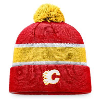 Men's Fanatics Branded Gray Vancouver Canucks Authentic Pro Home Ice Cuffed Knit Hat with Pom