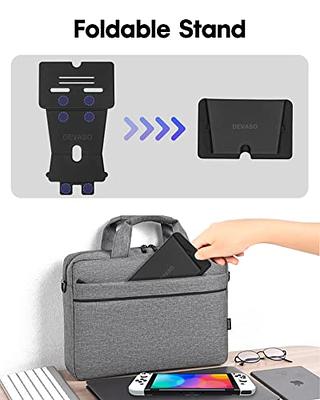 EOVOLA Accessories Kit for Nintendo Switch / Switch OLED Model Games Bundle  Wheel Grip Caps Carrying Case Screen Protector Controller