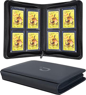 4-pocket trading card binder with sleeves