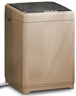 Frestec Portable Washing Machine, 1.38 Cu.Ft. Full-Automatic Small Washer,  2 in 1 Compact Laundry Washer, 8 Wash Cycles 3 Water Level Selections