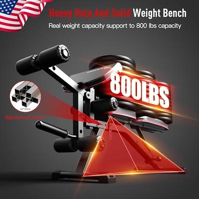 Goplus Adjustable Utility Bench, Workout Bench with 9-Level Adjustable  Backrest, Home Gym Incline Decline Sit up Bench for Full-body Exercise