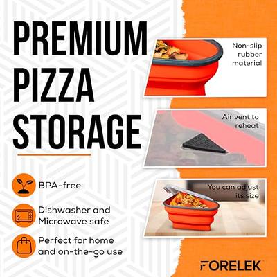 PIZZA PACK The Perfect Reusable Storage Container with 5 Microwavable  Serving