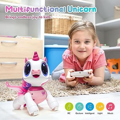 Unicorn Toys for Girls, Interactive Toy for Kids, Walking and Dancing Robot  Pet, Birthday Gifts for Age 3 4 5 6 7 8 Year Old Girls Gift Idea(Robot