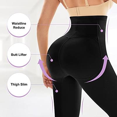 Women Waist Trainer Shapewear Tummy Control Body Shaper Shorts Hi-Waist  Butt Lifter Thigh Slimmer